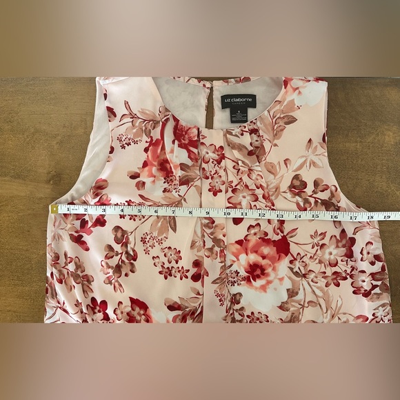 Liz Claiborne sleeveless blouse, small - Picture 3 of 4
